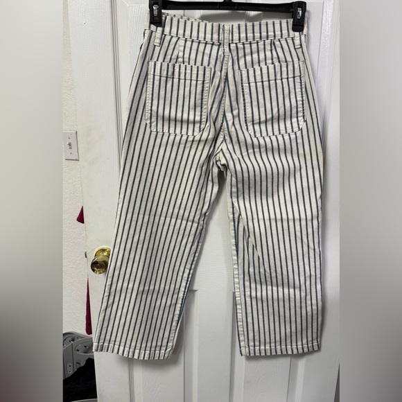 J.Crew Slim wide-leg jean in stripe- size 27 - Picture 6 of 14